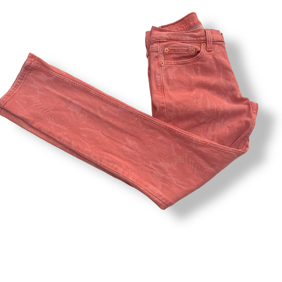 LEVI’S Men’s High Rise 511 Slim Fit Barbie Core Jeans Denim Pink Size 28x32 - Picture 3 of 11